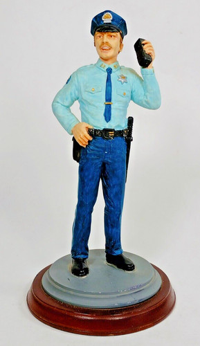 Vintage police officer with - vintage,