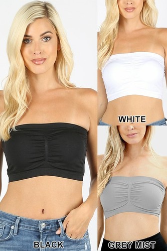 Tube top bra bandeau sexy - tube, or