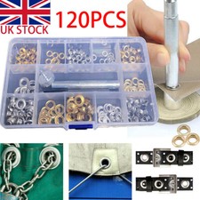 120x Metal Grommets Kit