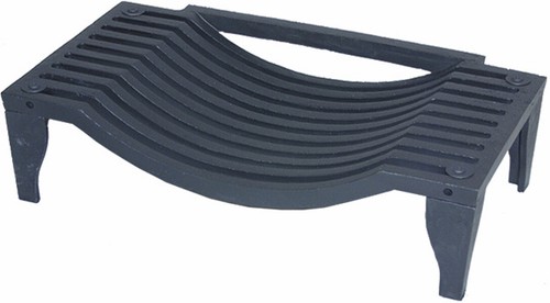 Cast iron log - cradle, grate