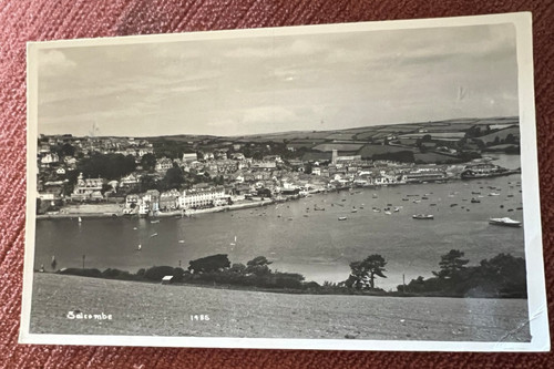 Vintage postcard salcombe - vintage,