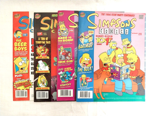 Simpsons comics job lot - simpsons,