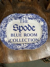 Spode Blue Room Collection Advertising Plate Platter 32 X 24.5 X 4 Cms