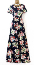 SHEIN Navy Multi Floral Maxi
