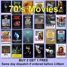 Poster Classic Movie Posters 1970s 70s Film Poster Movies HD Borderless Printing