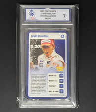 LEWIS HAMILTON ROOKIE TOP TRUMPS SPORTING HEROES 2009 F1 TRADING CARD GRADED