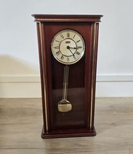 Angelus Wooden Wall Clock With Chime - Fully Working - Lovely Clock