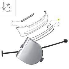 For Fiat Rear Bumper Towing