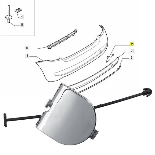 For fiat rear - bumper, towing