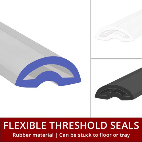 Shower door threshold strip - threshold,