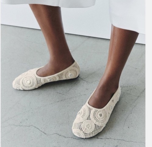 Zara crocheted mirrored ballet - zara,
