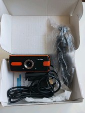 Webcam HD 1080P USB + Microphone Plug & Play Video Camera PC Laptop + Tripod