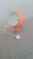 Round Pink Table Lamp from Futon, small scratch on side