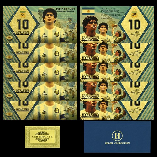 10pc set maradona - maradona, foil