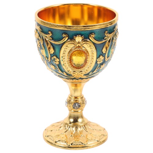 Retro style metal chalice - style,