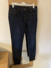 Women's Dark Blue Jeans Size 16 Long Skinny Fit