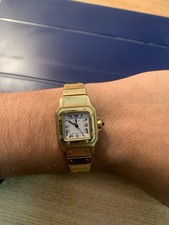 Vintage Cartier Santos Galbee