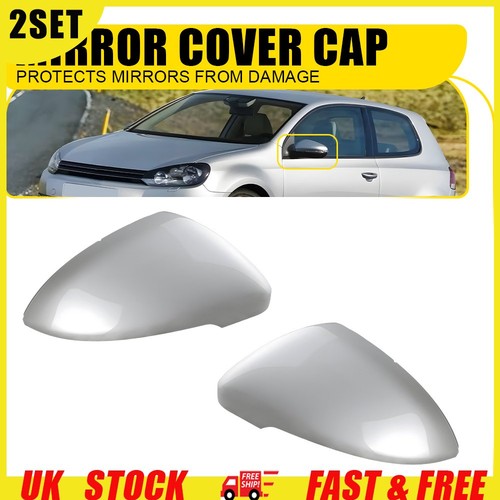 Silver door wing mirror - door, cover