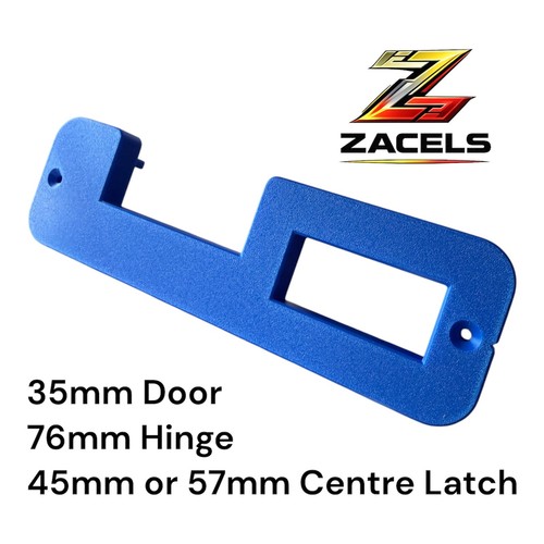 Door hinge and latch - door, jig