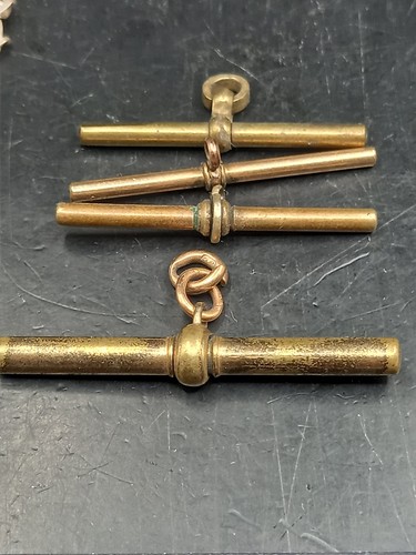 Yellow metal tbars - x4,