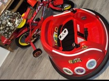 COSTWAY 12V Electric Ride On Bumper Car Kids 360° Swivel 12V Ride On Toy