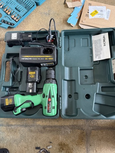 Hitachi drill cordless with - hitachi,