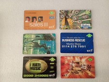 bt telephone cards btp