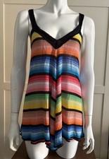 Missoni Mare Mini Dress Bikini Beach Cover Up Kaftan U.K. 8 ( I40)
