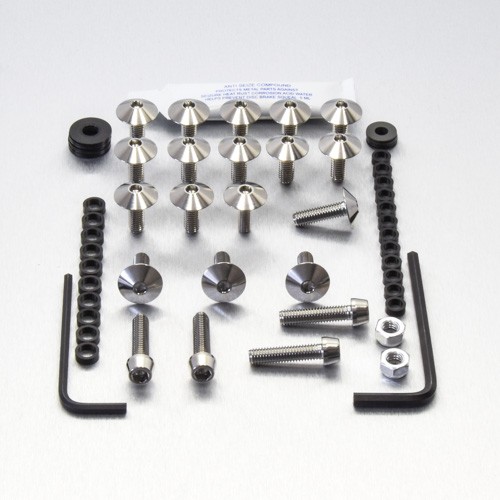 Stainless steel fairing kit - stainless,