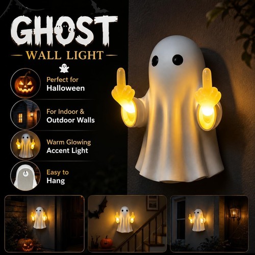 New middle finger cute - middle, ghost