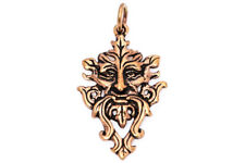 Irish Green Man Pendant Bronze