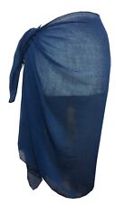 Plain See Through Sarong Large Size Super soft  Beautiful Colours in stock