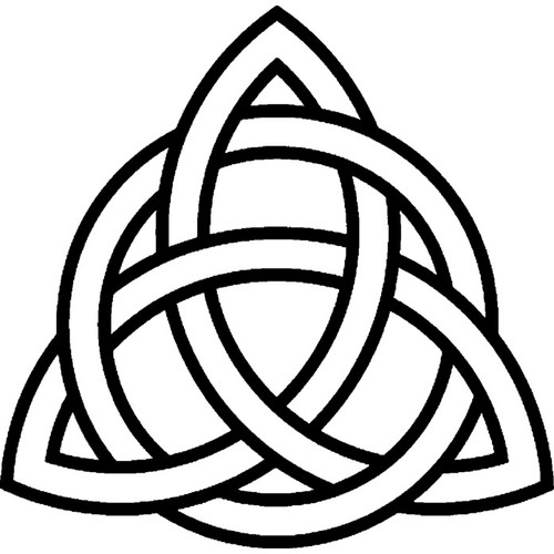 Celtic triquetra knot - 'celtic, knot'