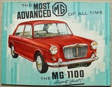 MG 1100 Car Sales Brochure c1963 #H&E 6372