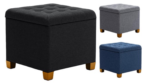 Ottoman storage pouffe seat - storage,