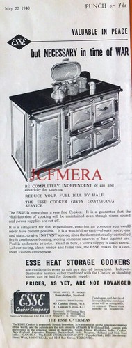 Wartime esse cooker heat - wartime, 'esse'