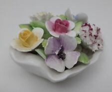 Vintage Royal Doulton Bone China Flowers Posy in Shell