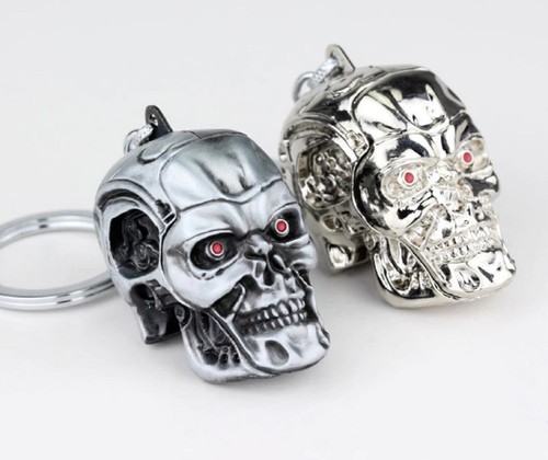 Metal terminator skull head - metal,