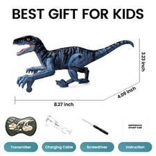 Remote Control Dinosaur Toys for Kids, 2.4Ghz Robot Walking Dinosaur Toys, Simul