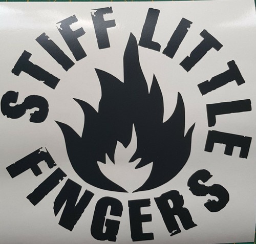 Stiff little fingers sticker - fingers,