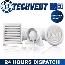 100mm inline bathroom - 100mm, 4"