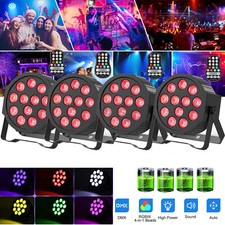 4/8X 120W Rechargeable RGBW