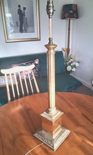 Tall Brass Corinthian column