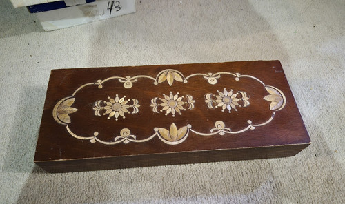 Wooden rectangular floral - rectangular,