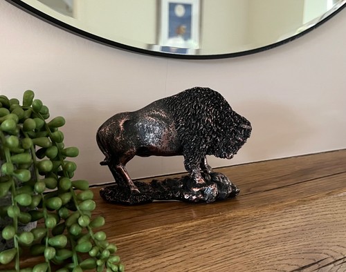 Bronze effect bison - effect, ornament