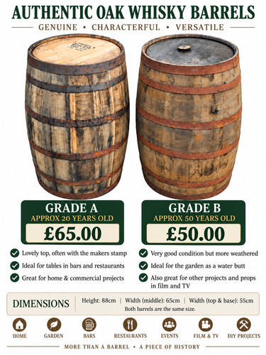 Reclaimed used rustic whiskey - used,