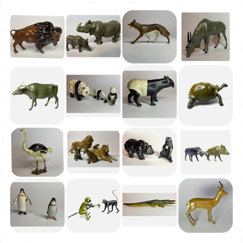 Vintage britains lead - lead, zoo