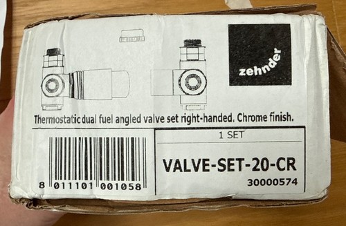 Zehnder valve set - zehnder, valve-set-20-cr