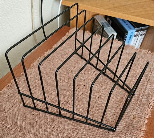 Black wire rack - black, multi-use