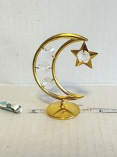 Gold-Tone Celestial Crescent